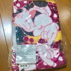 【未使用】ミニー　フェイスタオルの画像