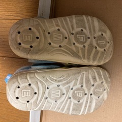 IFME × branshes ベビーサンダル 13.5cm ブルー イエローの画像
