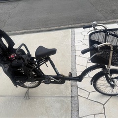プチママンミニ 子供乗せ自転車　非電動　20インチ　内装3段変速の画像