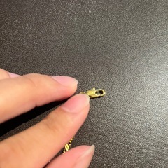 １８K 刻印入りネックレス　の画像