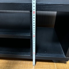 テレビ台　テレビボード　黒　木目調の画像