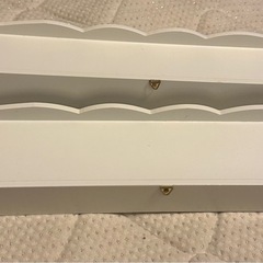 ホワイトインテリア　WOODシェルフの画像