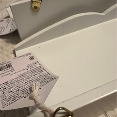 ホワイトインテリア　WOODシェルフの画像