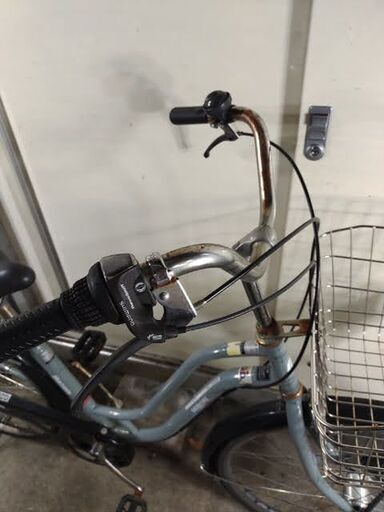 即売会価格9800円オートライト変速付き中古自転車