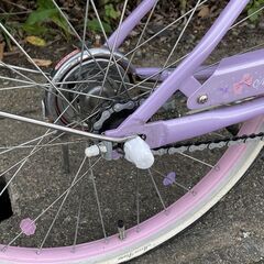 【そこそこ美品！】 点検/整備済 補助輪可 20インチ あさひ メゾピアノ 子供 自転車の画像