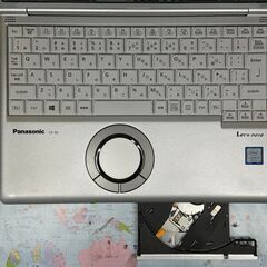 JC1021　美品 DVDマルチ・LTE レッツノート CF-SV7 Office2024　軽量　Windows11の画像