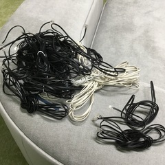 【中古】電源タップ&延長コード／LANケーブル／電話線　各種　 お譲りします！　の画像