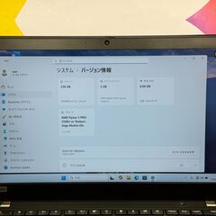 JC0941　レノボ Thinkpad T495 14型 Office2024 ノートPC良品　の画像