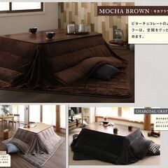 新品未使用・未開封　フランネル調　省スペースあったかこたつ掛け布団　75x75cm 単品　正方形の画像