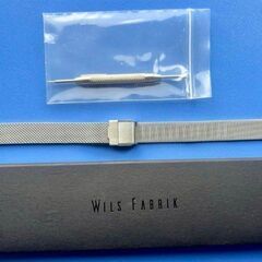 「未使用／Wils Fabrik 木製ウォッチ＋ストラップセット」の画像