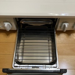 リンナイ2口ガスコンロ　ホワイト　2022年11月製　LPガス
　の画像