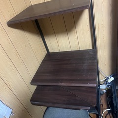 ※値下げしました！椅子もセットです！パソコンデスクACコンセント付き　　椅子セットの画像
