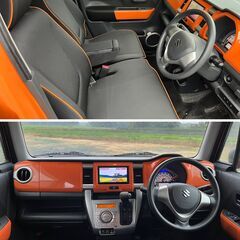 【車検満タン】美車/H26/ハスラー/4WD/プッシュスタート/ナビ/テレビ/バックカメラの画像