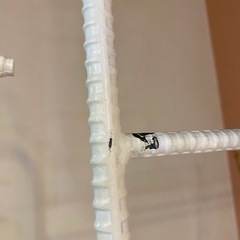 鉄製フレーム折りたたみガラス棚
の画像