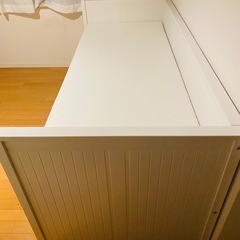 IKEA シングル→ダブルサイズ　引き出し付きベッド
の画像