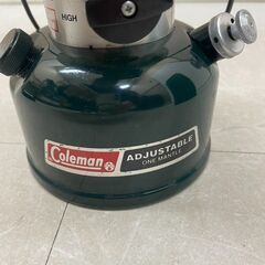 Coleman コールマン MODEL 286-288 ADJUSTABLE ワンマントル ガソリンランタン 1991年1月製 ケース付き キャンプ アウトドア (P2074anxYM)の画像