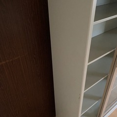 引き違い書庫　スチール製の画像