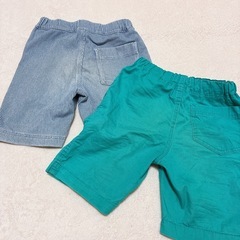 ハーフパンツ　110 GU ユニクロ　しまむらの画像