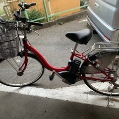 ヤマハ 電動アシスト自転車　良好・8.7Ahバッテリー・約30km走行可 の画像