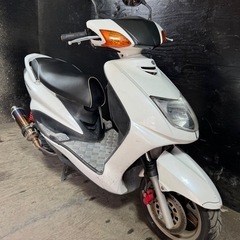 ★支払い総額6.0万円★走行テスト済み！早い者勝ち！ヤマハ シグナスXSR1型 SE12J 社外マフラー！アルミステップボード！カスタムベースに！！の画像