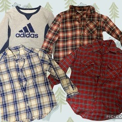 男児120冬服16点セットの画像
