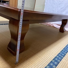 アンティーク木目座卓の画像