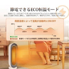 セラミックファンヒーターの画像