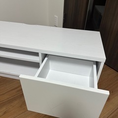 テレビボード ホワイトの画像