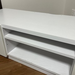 テレビボード ホワイトの画像