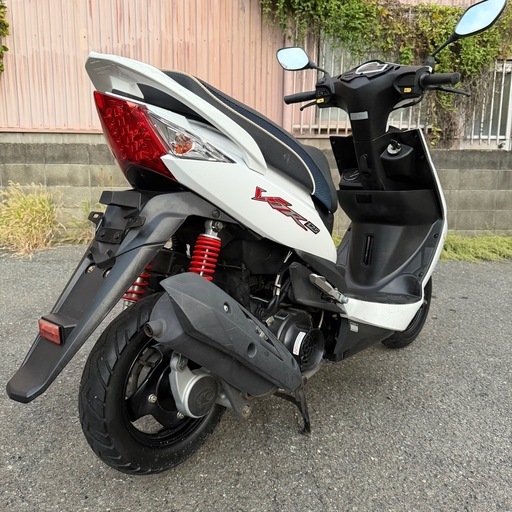 KYMCO VJR125 FI ホワイト　実働　動画あり　大阪