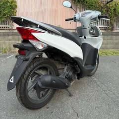 ホンダ　Dio110 JF31 ホワイト　実働　動画あり　大阪の画像