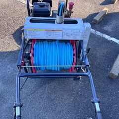 【引取限定】共立 自走式キャリー動噴機 VSC361C 給水・余水ホース付【ハンズクラフト八幡西店】の画像