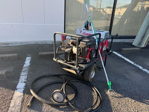 【引取限定】共立 自走式キャリー動噴機 VSC361C 給水・余水ホース付【ハンズクラフト八幡西店】