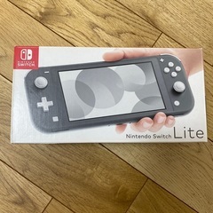 箱付き　Switch lite グレーの画像