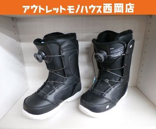 K2 BENES べネス 23cm スノーボードブーツ 女性用/ウィメンズ BOA ブラック/黒 スノボブーツ スノボ ブーツ ウィンタースポーツ 西岡店