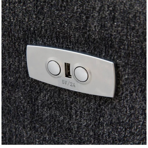 ニトリ　3人掛け電動布張り　リクライニングソファ(KK6133 DGY)