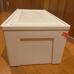 (新品)アイリスオーヤマ ロングチェスト 収納ケースの画像