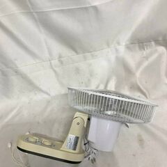 【北見市発】留め具破損・タイラップにて固定済み テクノス TEKNOS 30cm 壁掛け扇風機 IR-WF30M 白 (E3685wM)の画像