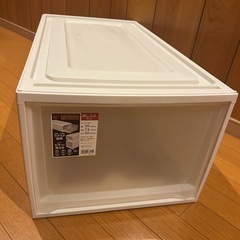 (新品)アイリスオーヤマ ロングチェスト 収納ケースの画像
