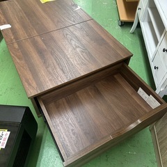 【ドリーム川西店御来店限定】☆ジモティー見たよ♪割引☆ニトリ　昇降センターテーブル　リフティ100 ダメージあり／クリーニング済み【2125560000025915】の画像