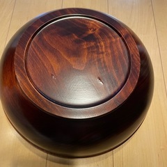 【新品　未使用】大蔵物産　トチの木の器2の画像