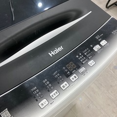 安心の1年間保証付き！Haier全自動洗濯機2023年製5.5kg【トレファク堺福田店】の画像