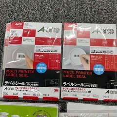 色々な大きさのラベルシール・未使用品ありの画像