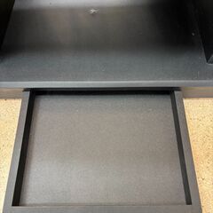【ジャングルジャングル岩出店】【B234】引き出し付きTV台  ブラック 幅85cm×奥行42cm×高さ40cm  中古 家具 和歌山 岩出市 紀の川市 海南市の画像