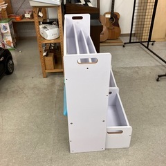 T2510-246 本棚付きおかたづけトイボックス ホワイト キズ汚れ有りの画像