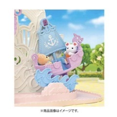 【新品】エポック社 EPOCH シルバニアファミリー お城のゆめいろゆうえんちの画像