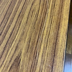 事務用　長机　棚付きの画像