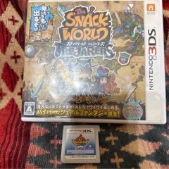 任天堂DS本体ソフト2本セット スナックワールド BUSIERsBUSIERSの画像