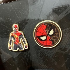 スパイダーマン　ピンズセットの画像