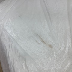 【トレファク　ラパーク岸和田店】セミダブルベッド　ホワイトの画像